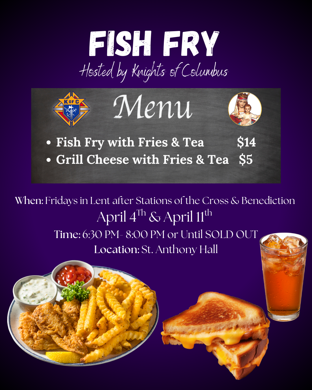 Fish Fry Every Friday In Lent 8