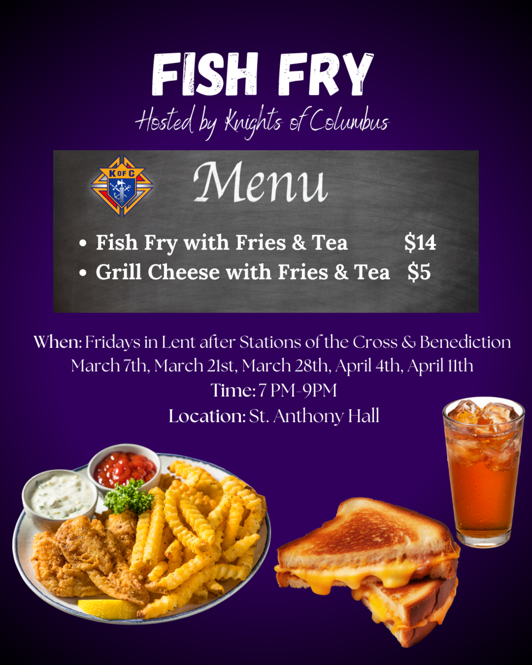 Fish Fry Every Friday In Lent 2