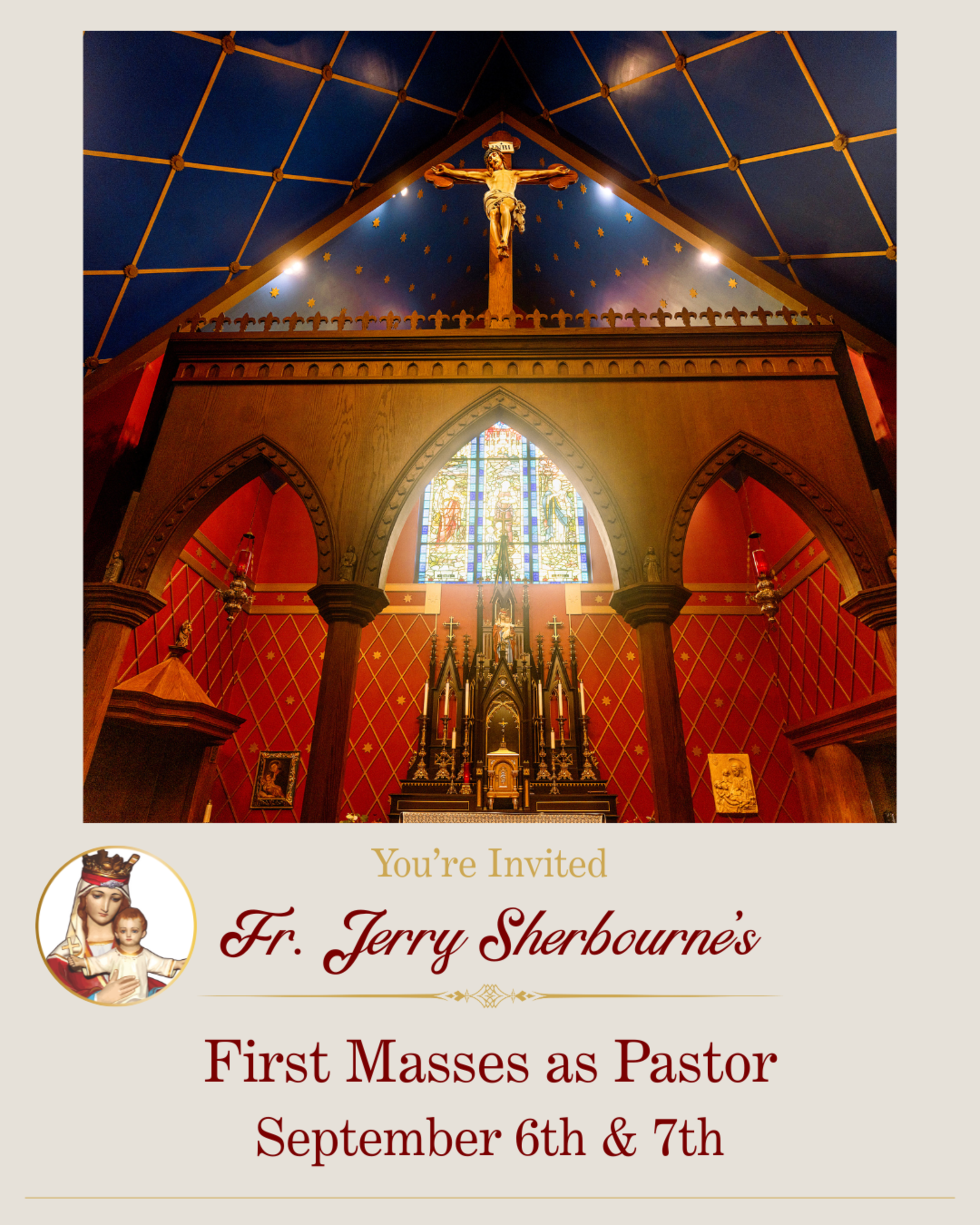 Fr. Sherbourne 1st Sunday Mass 